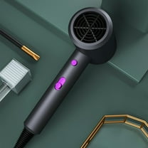 ZFYXGS Blow Dryer With Diffuser, Negative Hairdryer For Fast Drying, Constant Temperature,4 Speed Lightweight Compact Portable Quiet For Home, Travel