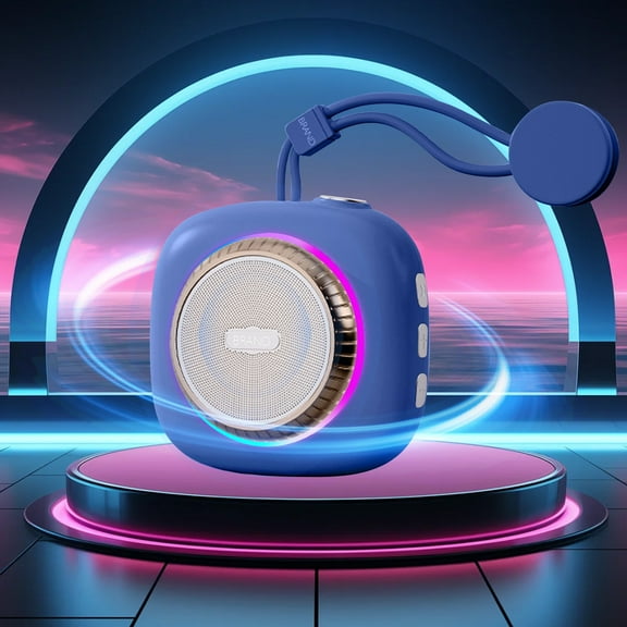 ZFYXGS Bluetooth 5.3 Wireless Audio Mini Camera Design LED Ambient Light Suction Cup Adsorption Surround Sound Quality Bluetooth Audio