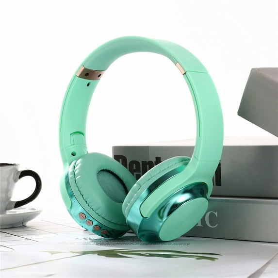 ZFYXGS Bluetooth Headphones Over Ear, Headphones Wireless with Noise Cancelling Hight Sound Quality Waterproof Foldable LED Light, Wireless Bluetooth Headphones for Home Office Cellphone PC