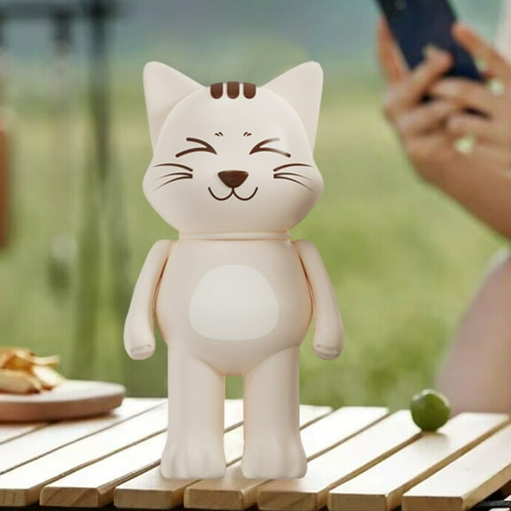 ZFYXGS Bluetooth Speaker Puss Styling Bluetooth 5.2 Heavy Stereo Surround Sound Mini Portable Speaker Large Capacity Lithium Battery Multifunction Button Hd Call