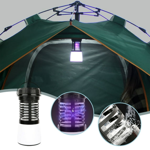 ZFYXGS Bug Zapper for Outdoor and Indoor, Solar Powered Electric Mosquito Zapper, Portable Insect Repellent