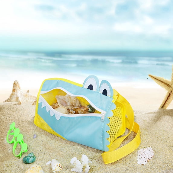 ZFYXGS Color Children's Beach Bag Toy Storage Mesh Bag Small Messenger Bag