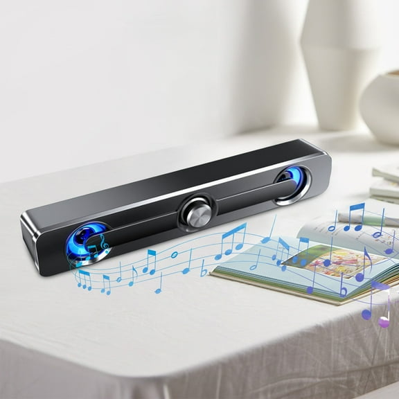 ZFYXGS Computer Audio Speaker Desktop Home Small Speaker Heavy Subwoofer Affects Notebook Mobile Phone Strip High Volume