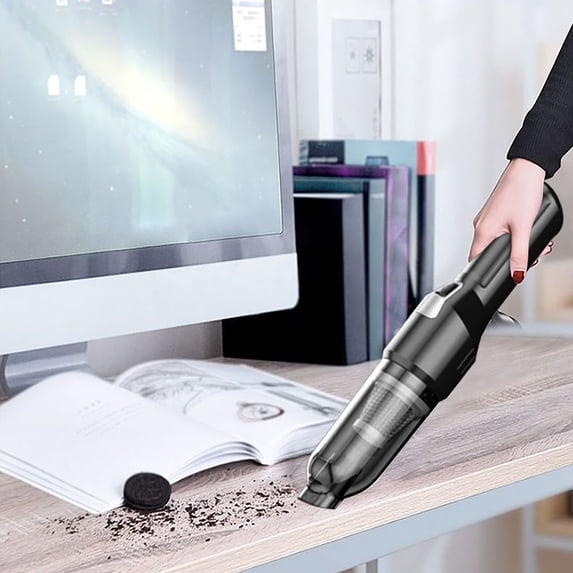 ZFYXGS Cordless Car Vacuum Cleaner, Mini Vacuum Cleaner, Strong Sutions Handheld Vacuum, Car Vacuum for Car,Keyboard,Inflating Swimming Rings and Pet Hair