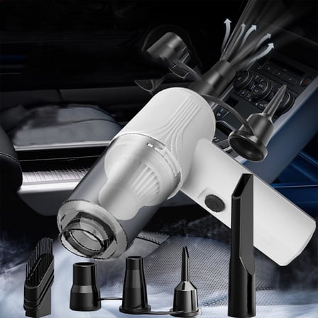 ZFYXGS Cordless Car Vacuum Cleaner, Mini Vacuum Cleaner, Strong Sutions Handheld Vacuum, Car Vacuum for Car,Keyboard,Inflating Swimming Rings and Pet Hair
