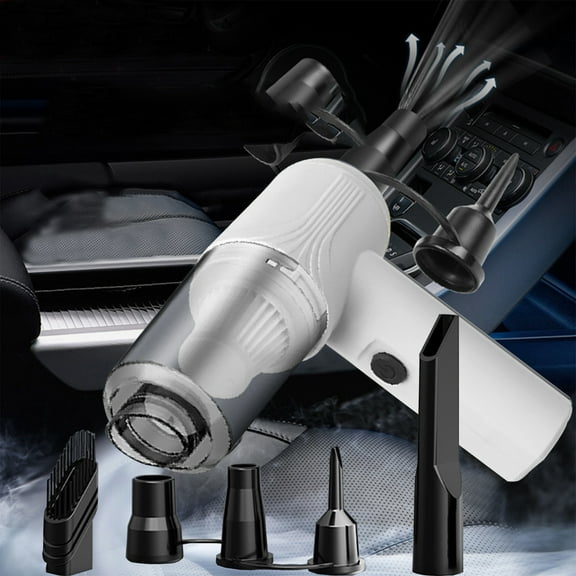 ZFYXGS Cordless Car Vacuum Cleaner, Mini Vacuum Cleaner, Strong Sutions Handheld Vacuum, Car Vacuum for Car,Keyboard,Inflating Swimming Rings and Pet Hair