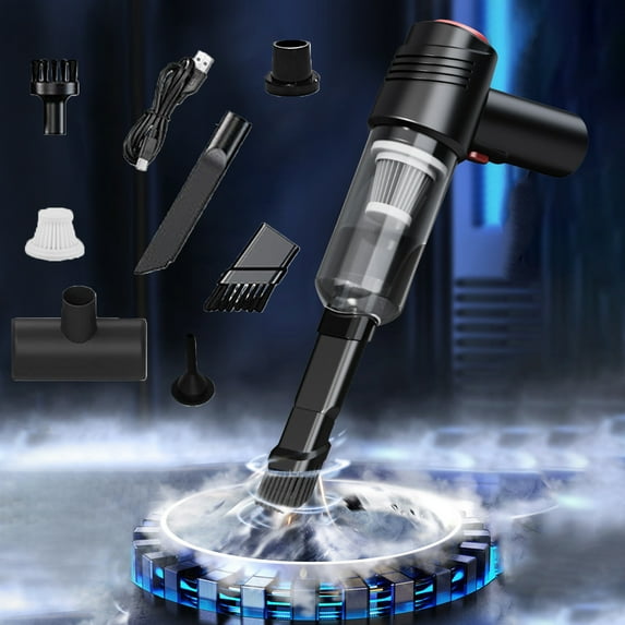 ZFYXGS Cordless Car Vacuum Cleaner, Small Vacuum Cleaner, Strong Sutions Handheld Vacuum, Car Vacuum for Car,Keyboard,Inflating Swimming Rings and Pet Hair