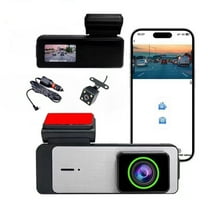 ZFYXGS Driving Recorder High-definition 1080P Front And Rear 2 Lens With WiFi 140 Degrees Wide Infrared Night Vision