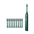 thumbnail image 1 of ZFYXGS Electric Toothbrush for Adults, 10 Brush Heads and 5 Modes, Green Ultrasonic Electric Toothbrush, 1 of 6