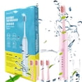 thumbnail image 1 of ZFYXGS Electric Toothbrush for Adults with Case, 4 Brush Heads and 6 Modes, Pink, IPX7 Waterpoorf, 1 of 6
