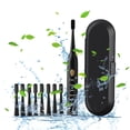 thumbnail image 1 of ZFYXGS Electric Toothbrush for Adults with Case, 8 Brush Heads and 5 Modes, Black, IPX7 Waterpoorf, 1 of 6