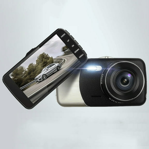 ZFYXGS Front And Rear Dash Cam 3.6-inch Instrument Panel Camera 1080p Full HD 140 ° Wide-angle Reversing Camera With Night Vision G Sensor Parking Monitor