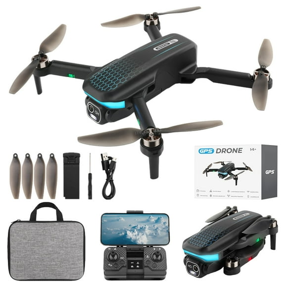 ZFYXGS GPS Drone With 4K Camera For Adults, 5G RC Quadcopter With Auto Return, Follow Me, Brushless Motor, Fly, Route Fly, Altitude Hold, Headless Mode