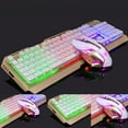 thumbnail image 1 of ZFYXGS Gaming Keyboard Mechanical Keyboard and Mouse V1 104 Key USB Wired RGB LED Backl, 1 of 4