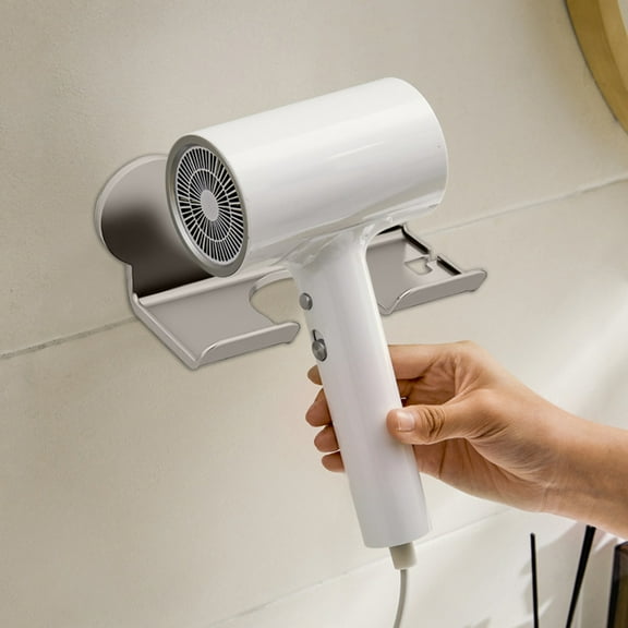 ZFYXGS Hair Tool Organizer, Bathroom Organizer For Hair Tools , Bathroom Organizer Basket Hair Supplies Organizer Storage Hair Dryer- Wall Mount No Drilling