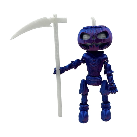 ZFYXGS Halloween Printing Pumpkin Man In-the-dark Coloured Crafts Ornaments Gifts