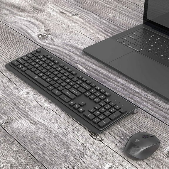 ZFYXGS Keyboard And Mouse Set Wireless 2.4G Home Office-Thin Wireless