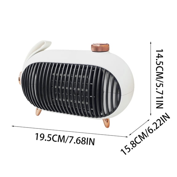 ZFYXGS Mini Portable Electric Space Heater Energy Efficient for Inside Small Room Home Clearance