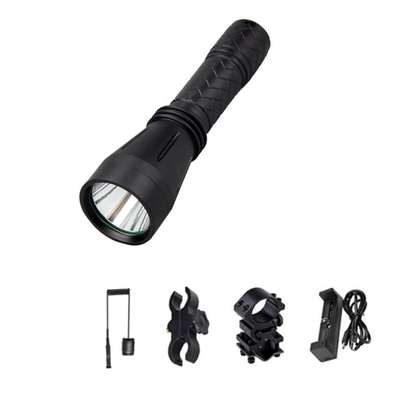 ZFYXGS New 350 Lumens Green Track Mounted Flashlight Distribution Battery