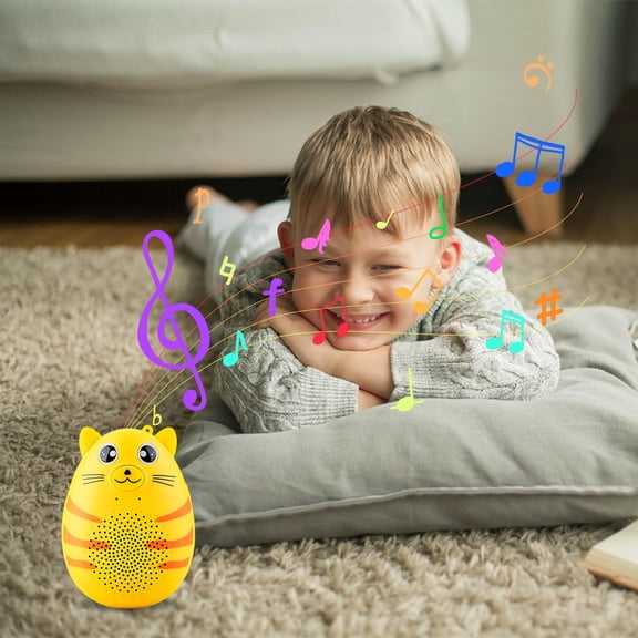 ZFYXGS New Creative Mini Children's Bluetooth Speaker Wireless Card Insertion Mini Audio Story Early Childhood Education Machine