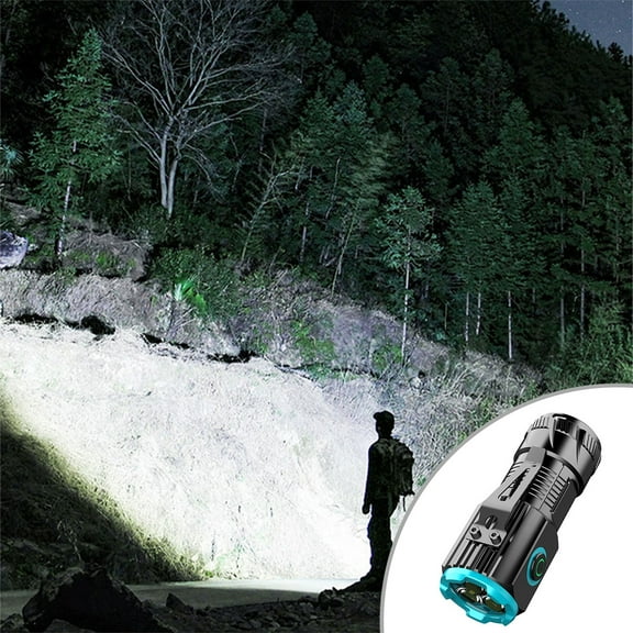 ZFYXGS Outdoor LED Aluminum Alloy Magnetic Clamp Cap, Multifunctional Intelligent Charging, Portable Bright Flashlight