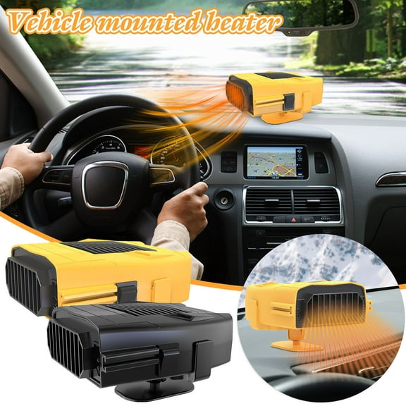 ZFYXGS Portable Car Heater Defroster 12V, Mini Space Heater for Car Indoor Use Clearance
