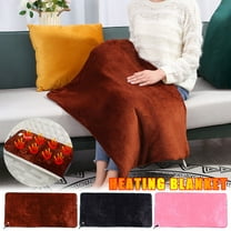 ZFYXGS Portable Electric Heated Blanket Throw 12V Gray for Bed Car Couch on Clearance