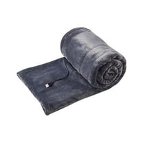 ZFYXGS Portable Electric Heated Blanket Throw 5V Gray for Bed Car Couch on Clearance