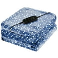thumbnail image 1 of ZFYXGS Portable Electric Heated Blanket Throw Blue for Bed Car Couch on Clearance, 1 of 6