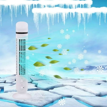 ZFYXGS Small Bladeless Portable Tower Fan Oscillating Quiet Blow Cold Air for Home Bedroom with Night Light on Clearance