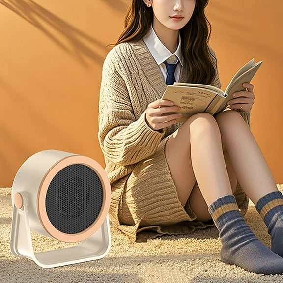 ZFYXGS Small Portable Electric Space Heater Energy Efficient Thermostats for Home Small Room Inside Indoor Clearance