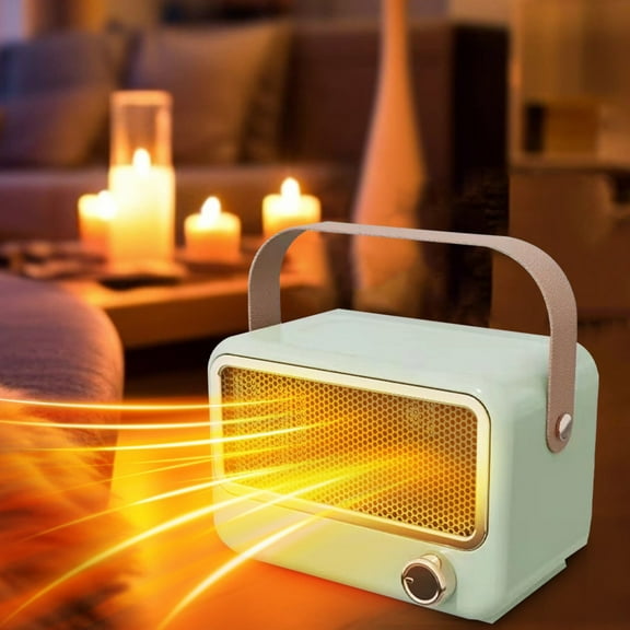 ZFYXGS Small Portable Electric Space Heater Energy Efficient Thermostats for Home Small Room Inside Indoor Clearance