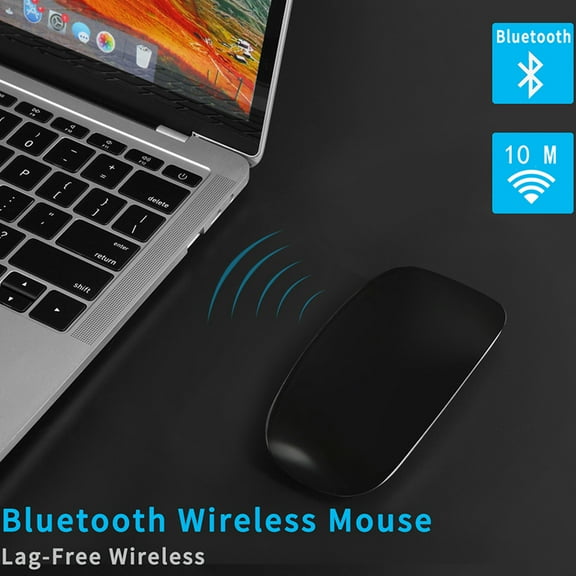 ZFYXGS -Thin Wireless Bluetooth Mouse Travel Portable Mini 1200DPI Mice For Tablet