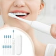 thumbnail image 1 of ZFYXGS Travel Electric Toothbrush for Adults with Case, 10 Brush Heads and 6 Modes, White, 1 of 6