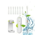 thumbnail image 1 of ZFYXGS Travel Electric Toothbrush for Adults with Case, 8 Brush Heads and 5 Modes, White, 1 of 6
