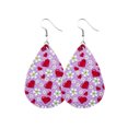 thumbnail image 1 of ZFYXGS Valentine's Day Earrings Heart Red Lips Double Sided Printed Earrings, 1 of 1