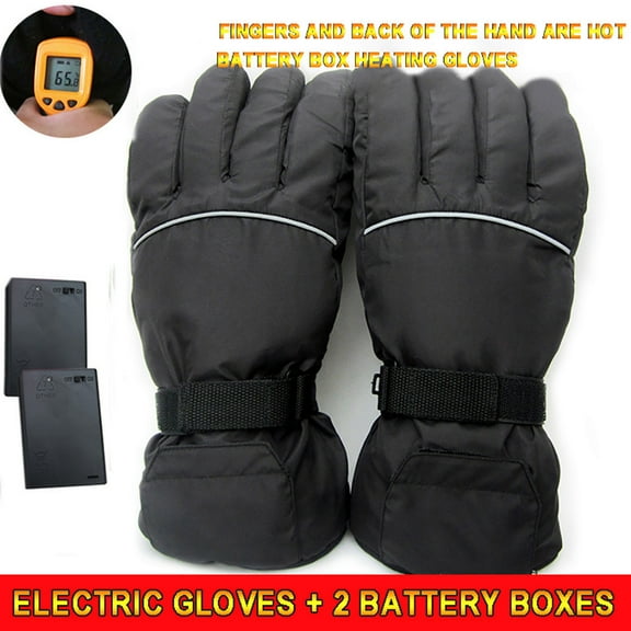 ZFYXGS Winter Gloves for Men and Women, 4.5V Heated Polyester Motorcycle Gloves Warm & Safe (First Gear)