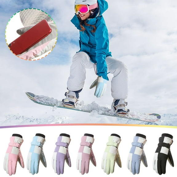 ZFYXGS Winter Gloves for Men and Women, Ski Gloves, Both Men And Women Can Use Thick And Warm Protective While Cycling
