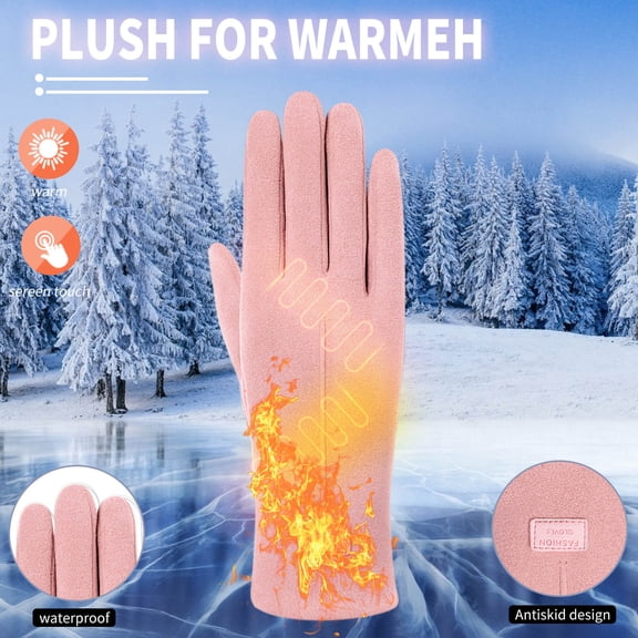 ZFYXGS Winter Gloves for Men and Women, Ski Gloves Cold Non-slip Warm Non-Slip Fashionable And Warm