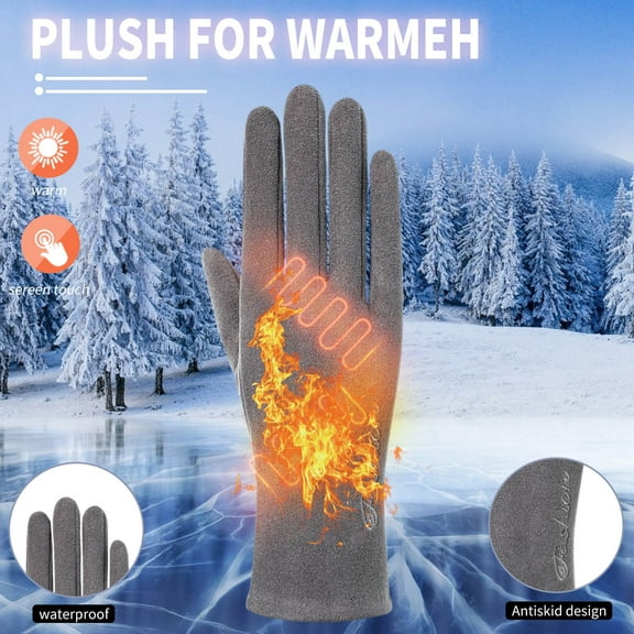 ZFYXGS Winter Gloves for Men and Women, Ski Gloves Cold Non-slip Warm Non-Slip Fashionable And Warm