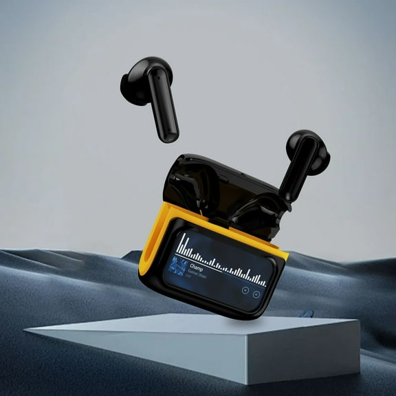 ZFYXGS Wireless Earbuds, Bluetooth Headphones Noise Cancelling LED Display Waterproof with Charging Case, In-Ear Earbuds for Sports Running Computer Laptop and Work