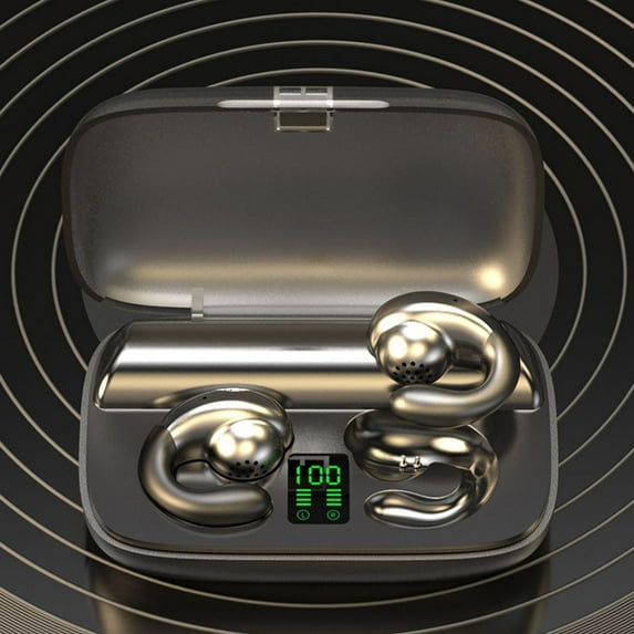 ZFYXGS Wireless Earbuds, In-Ear Earbuds Sports Earphones with Noise Cancelling IPX8 Waterproof, Black Bluetooth Earbuds