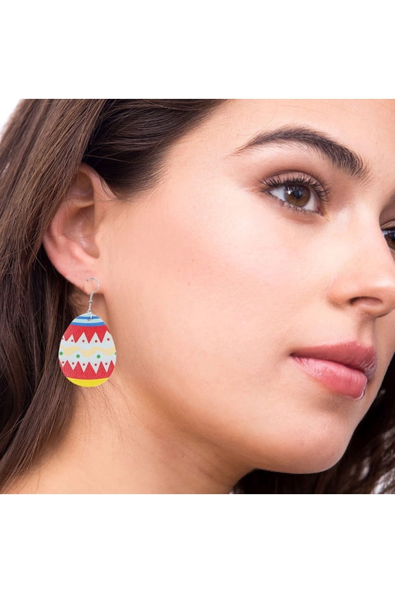 Womens Face Mask Toilet Paper Earrings Roll Paper Double-sided Leather Earrings