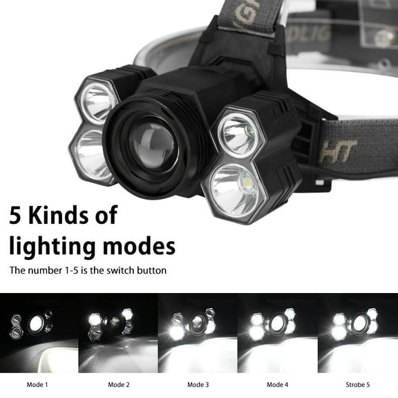 ZFYXGS XML LED Headlamp Rechargeable Light Flashlight Torch Lamp HOT
