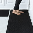 thumbnail image 1 of ZGAD  48x20 Inch/30X20 Inch Kitchen Rug Mats Made of 100% Polypropylene 2 Pieces Soft Kitchen Mat Specialized in Anti Slippery and Machine Washable (Grey), 1 of 7