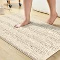 thumbnail image 1 of ZGAD  Sage Green Bathroom Rugs Runner Extra Long Large Bath Mat Plush Shaggy Chenille Bathroom Rug 47 x 17 Non-Slip Bath Rug Runner Extra Soft & Absorbent Thick Floor Mats, Machine Washable, Sage, 1 of 7