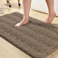 thumbnail image 1 of ZGAD  Sage Green Bathroom Rugs Runner Extra Long Large Bath Mat Plush Shaggy Chenille Bathroom Rug 47 x 17 Non-Slip Bath Rug Runner Extra Soft & Absorbent Thick Floor Mats, Machine Washable, Sage, 1 of 7
