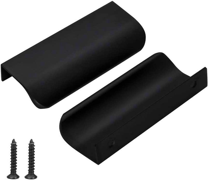 ZGAD Tab Pull Black Drawer Pull - HD7027BK Cabinet Pulls Hidden Cabinet ...