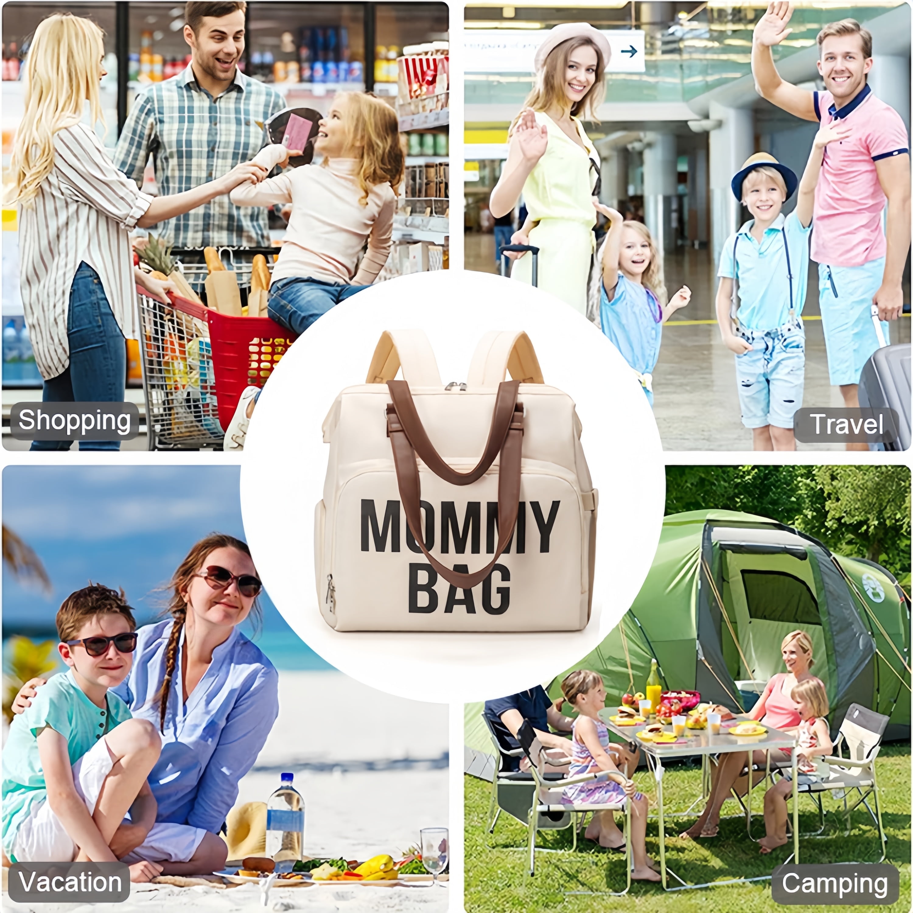 Premium Insulated Diaper Backpack for Moms and Babies main image 1