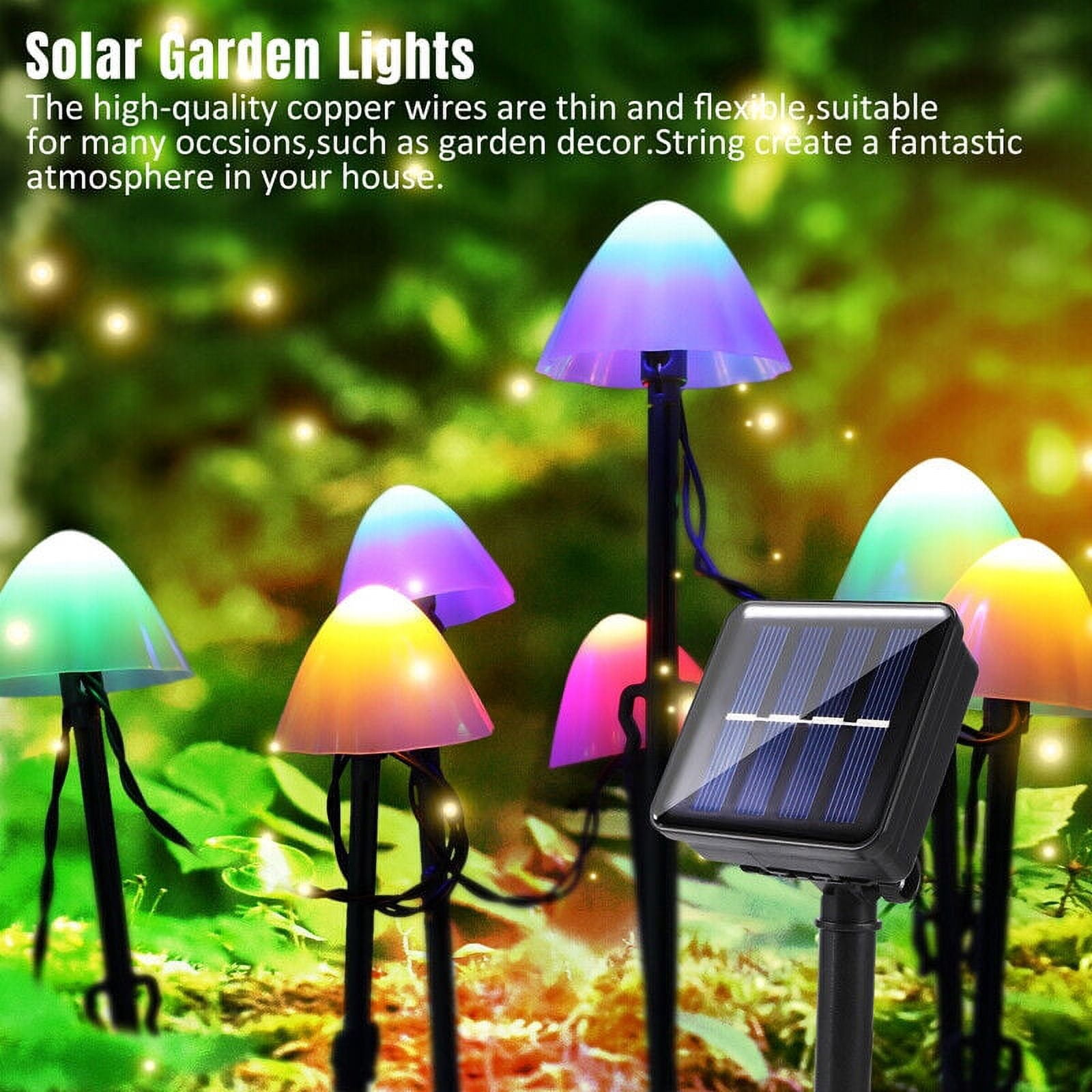ZGBY 10 Led Luces Solares Led De Patio Prueba De Agua Luces Para
